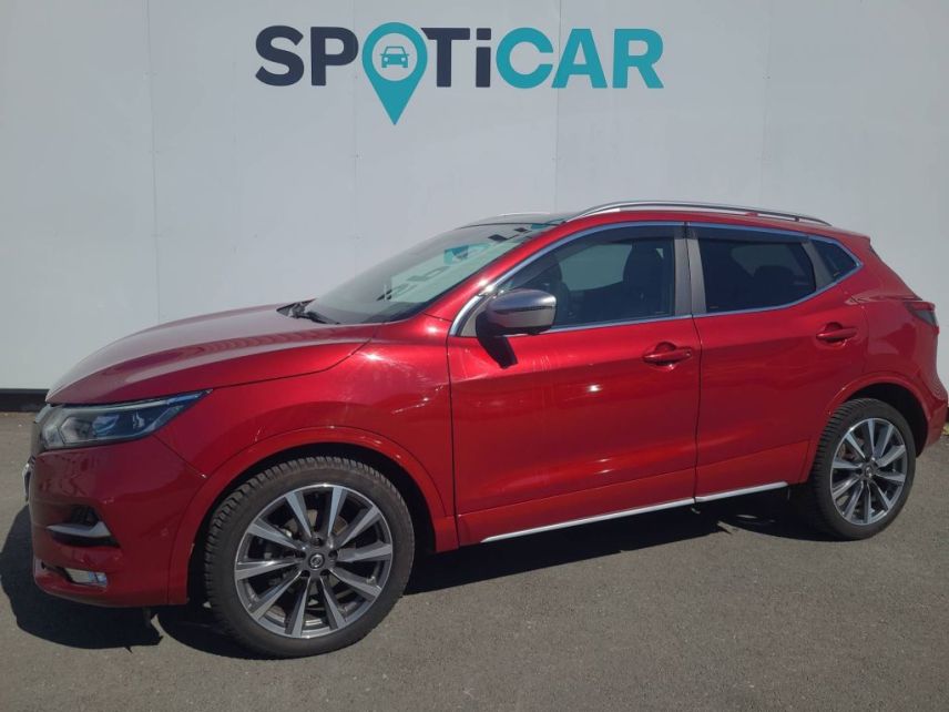 33140 : Hyundai Bordeaux Sud Villenave d&#039;Ornon - Sipa Automobiles - NISSAN QASHQAI 2019 EVAPO Tekna+ - QASHQAI II - Rouge - Boîte automatique - Diesel