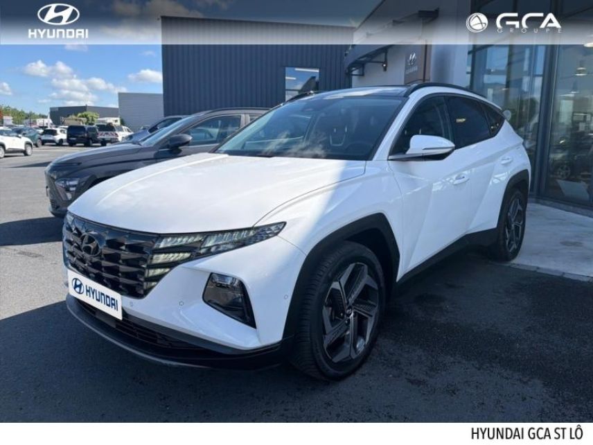 50000 : Hyundai Saint-Lô - GCA - HYUNDAI Tucson - Tucson - Serenity White Métal - Transmission intégrale - Hybride rechargeable : Essence/Electrique