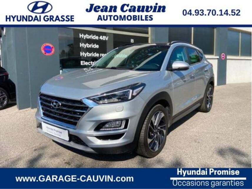 06130 : Hyundai Grasse - Garage Jean Cauvin - HYUNDAI Tucson - Tucson - GRIS CLAIR METAL - Transmission intégrale - Diesel