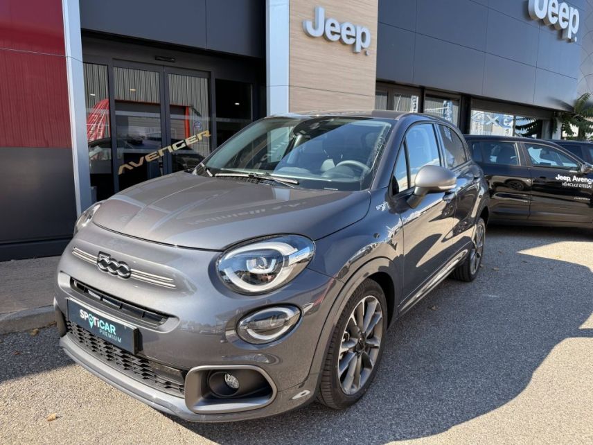 04100 : Hyundai Manosque - Pedinielli - FIAT 500X MY22 Sport Pack - 500X - Gris - Boîte automatique - Essence sans plomb