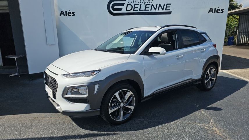 30100 : Hyundai Alès - Auto Hall - HYUNDAI KONA Initia - KONA - Blanc - Boîte manuelle - Essence sans plomb