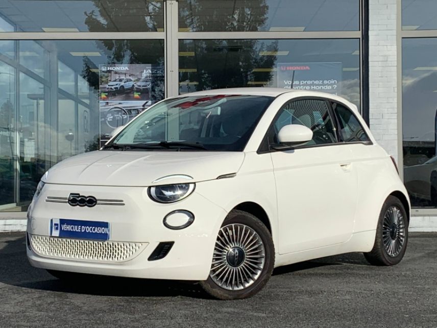 57200 : Hyundai Sarreguemines - Theobald Automobiles - FIAT 500 - 500 - Blanc - Traction - Electrique