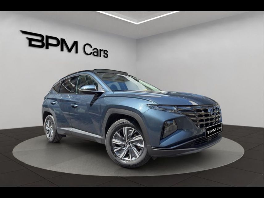 75013 : Hyundai Paris 13 - BPM Cars - HYUNDAI Tucson - Tucson - Teal Blue Métal - Traction - Hybride : Essence/Electrique