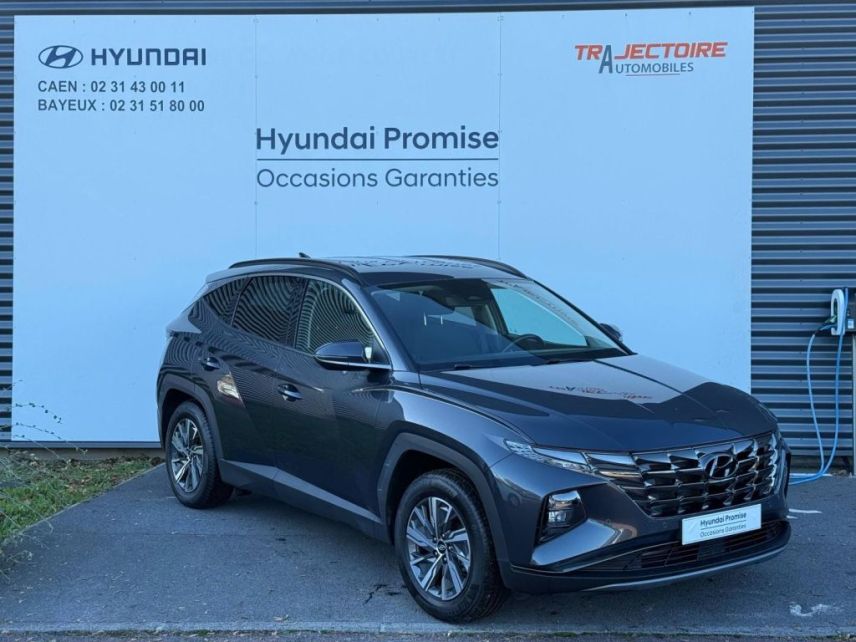 14100 : Hyundai Lisieux - Trajectoire Automobiles - HYUNDAI Tucson - Tucson - Teal Blue Métal - Traction - Hybride : Essence/Electrique