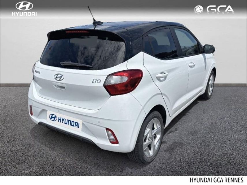 35510 : Hyundai Rennes - GCA - HYUNDAI i10 - i10 - Polar White/Toit/rétros Black - Traction - Essence