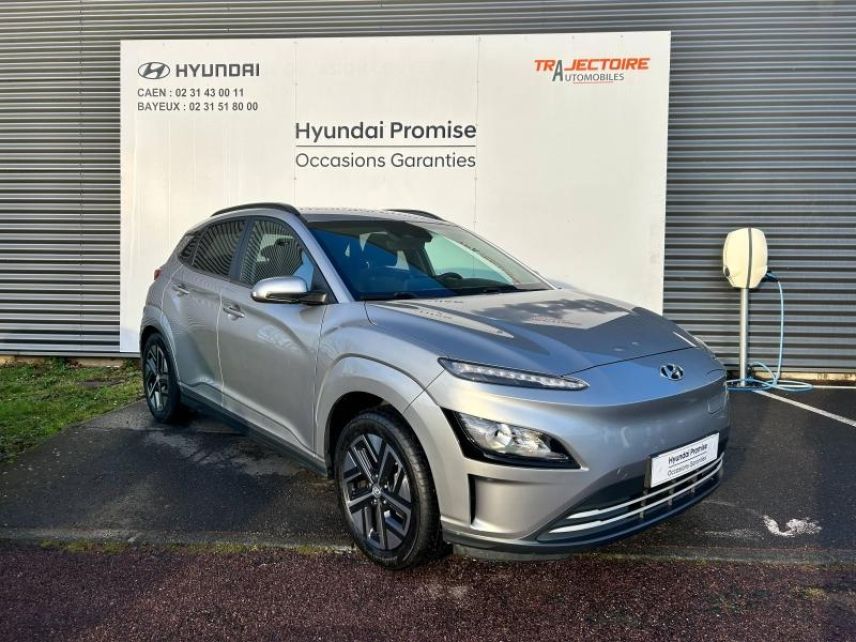 14100 : Hyundai Lisieux - Trajectoire Automobiles - HYUNDAI Kona - Kona - Shimmering Silver Métal - Traction - Electrique