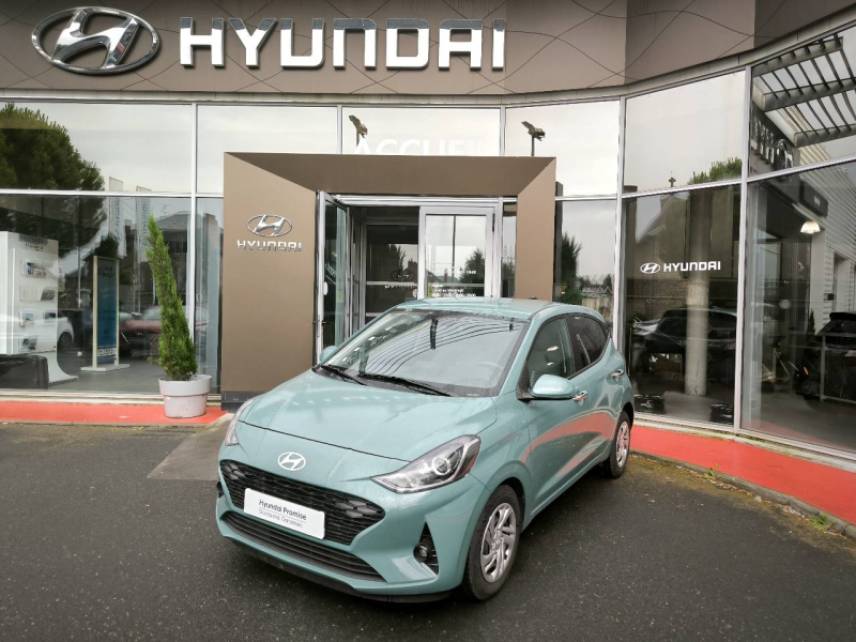 19100 : Hyundai Brive-la-Gaillarde - Garage Pouget - HYUNDAI i10 - i10 - Vert - Traction - Essence