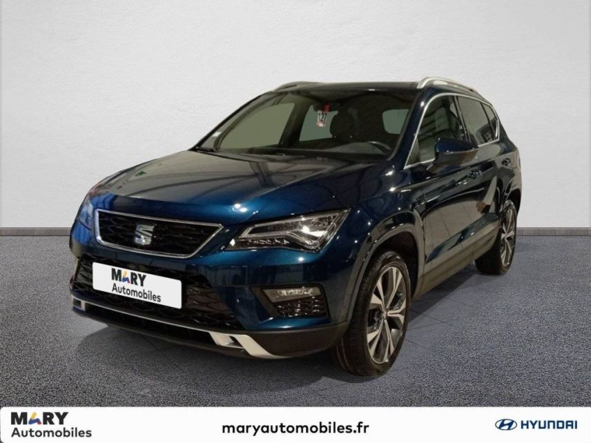 02100 : Hyundai Saint-Quentin - Mary Automobiles - SEAT ATECA Xcellence - ATECA - Bleu - Boîte séquentielle - Essence sans plomb