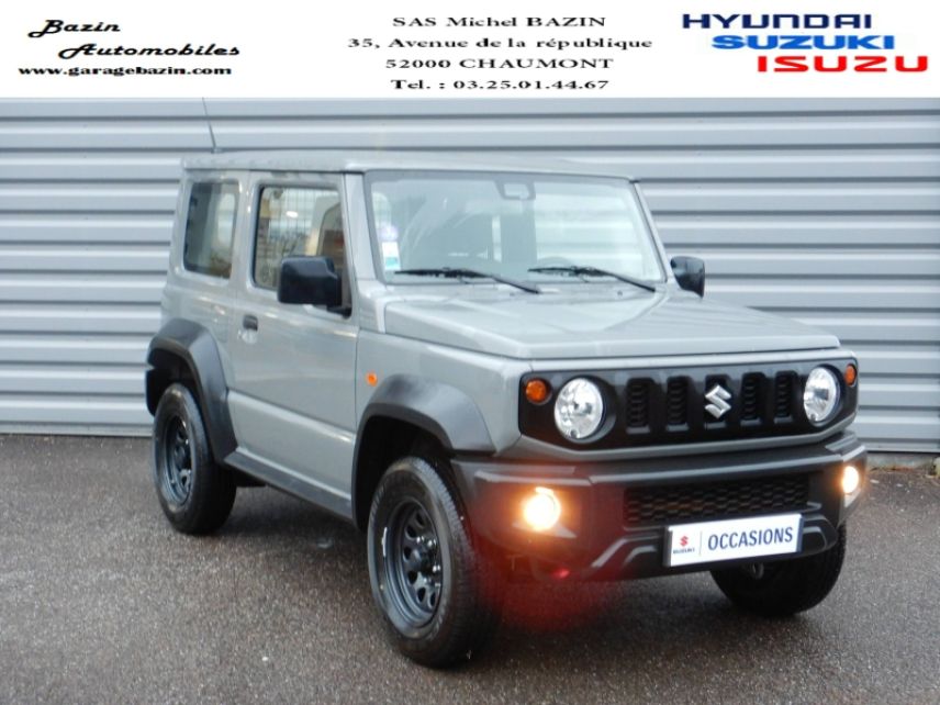 52000 : Hyundai Chaumont - Garage Michel Bazin - SUZUKI Jimny - Jimny - Medium Gray - Transmission intégrale - Essence