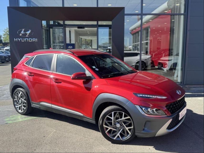 72100 : Hyundai Le Mans - GCH LE MANS - HYUNDAI Kona - Kona - Pulse Red Métal - Traction - Hybride : Essence/Electrique
