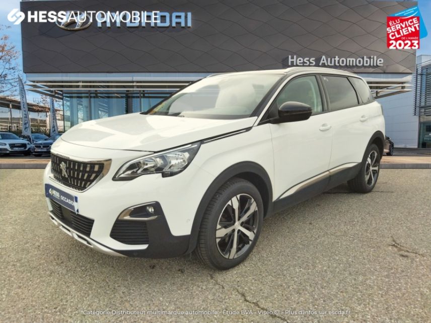 67800 : Hyundai Strasbourg - HESS Automobile - PEUGEOT 5008 - 5008 - Blanc Banquise (O) - Traction - Essence