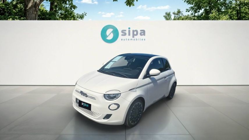 33140 : Hyundai Bordeaux Sud Villenave d'Ornon - Sipa Automobiles - FIAT 500e BERLINE MY22 SERIE 1 STEP 2 Icône - 500 III ELECTRIQUE - Blanc                                              - Automate à fonct. Continu - Courant électrique