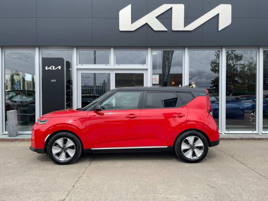 89100 : Hyundai Sens - APS - KIA e-Soul - e-Soul - Rouge Inferno métal+Toit Noir Abyssinie - Traction - Electrique