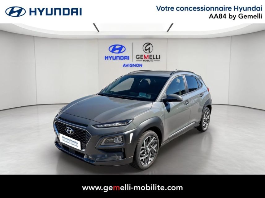 84130 : Hyundai Avignon - Actions Automobiles 84 - HYUNDAI KONA HYBRID Executive - KONA - Gris - Automate sequentiel - Essence / Courant électrique