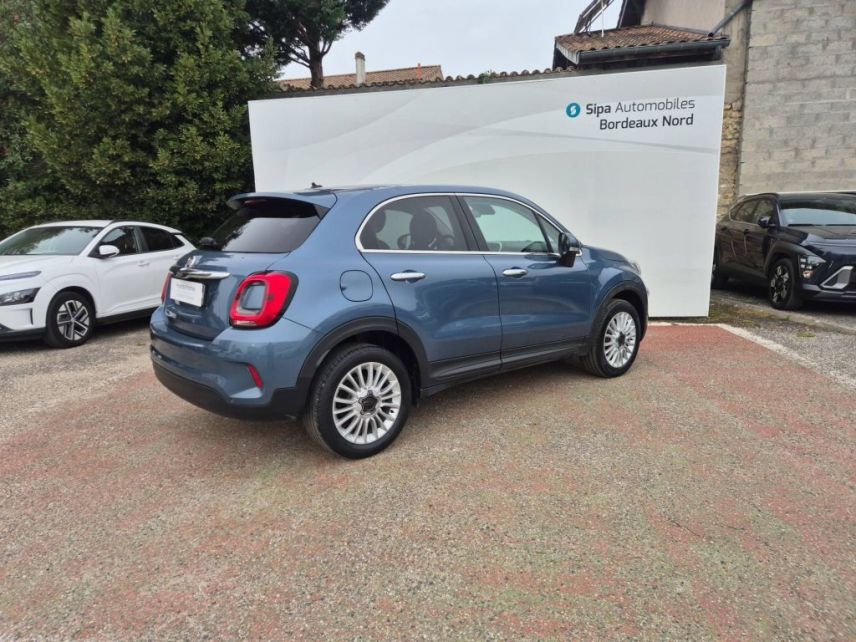 33110 : Hyundai Bordeaux Nord Le Bouscat - Sipa Automobiles - FIAT 500X MY20 Lounge - 500X - Bleu - Boîte automatique - Essence sans plomb
