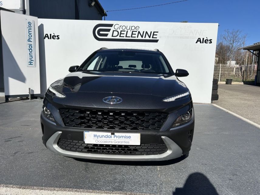 30100 : Hyundai Alès - Auto Hall - HYUNDAI KONA HYBRID Intuitive - KONA - Gris - Automate sequentiel - Essence / Courant électrique