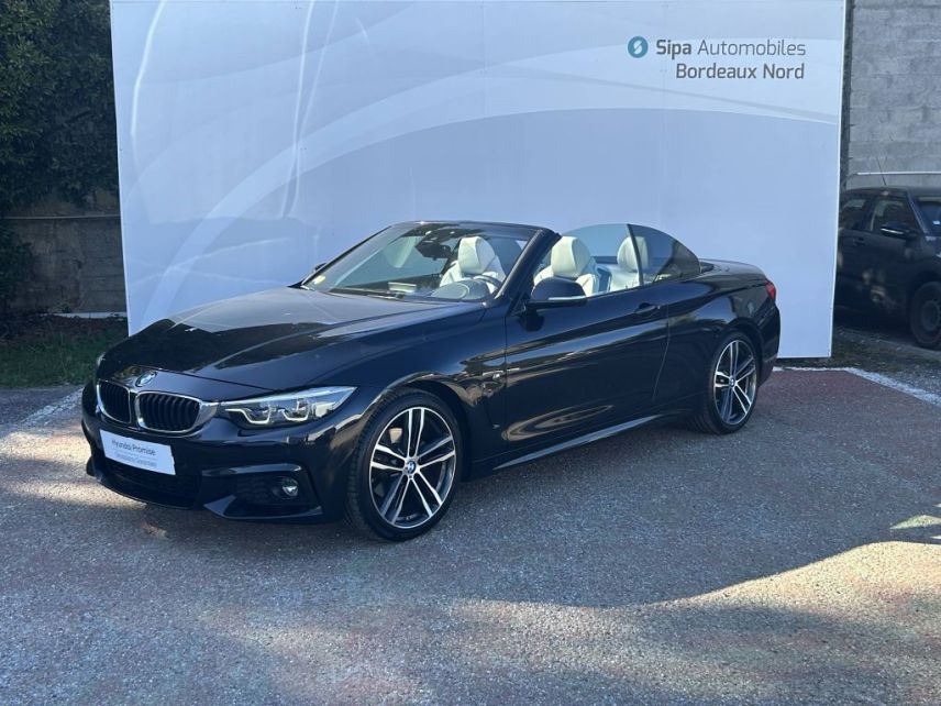 33110 : Hyundai Bordeaux Nord Le Bouscat - Sipa Automobiles - BMW SERIE 4 CABRIOLET F33 LCI M Sport - SERIE 4 - BLACK SAPPHIRE METALLIC - Boîte automatique - Diesel