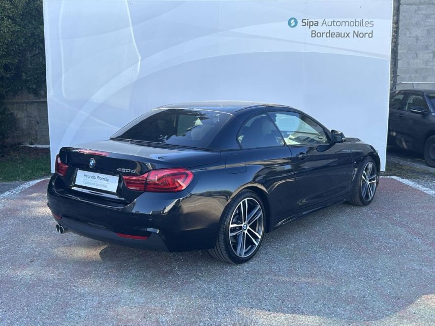 33110 : Hyundai Bordeaux Nord Le Bouscat - Sipa Automobiles - BMW SERIE 4 CABRIOLET F33 LCI M Sport - SERIE 4 - BLACK SAPPHIRE METALLIC - Boîte automatique - Diesel