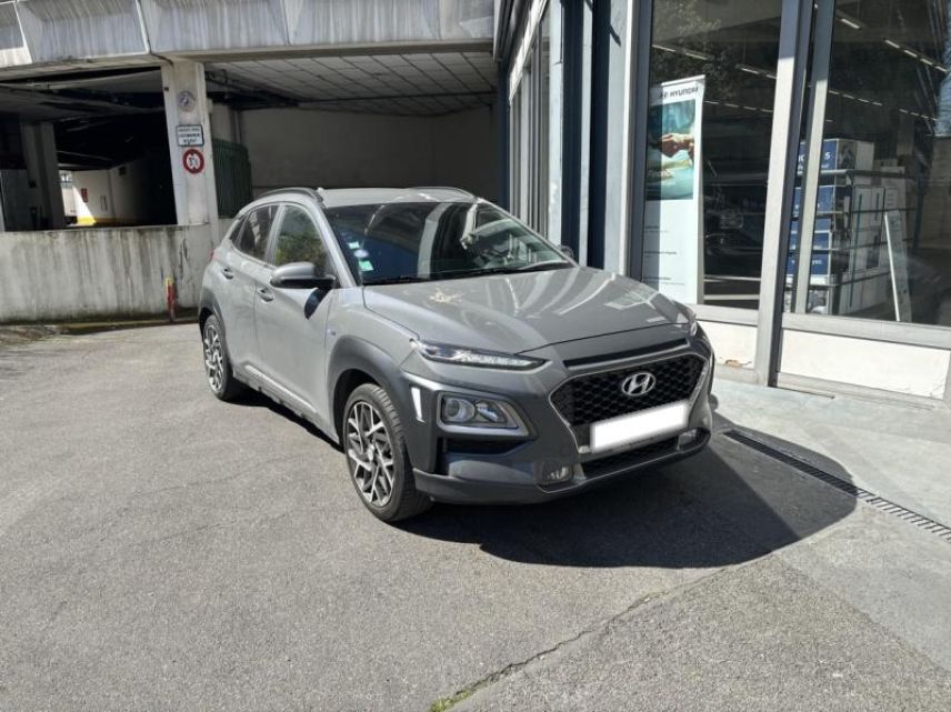 75013 : Hyundai Paris 13 - Bayard Automobiles - HYUNDAI Kona - Kona - Galactic Grey - Traction - Hybride : Essence/Electrique