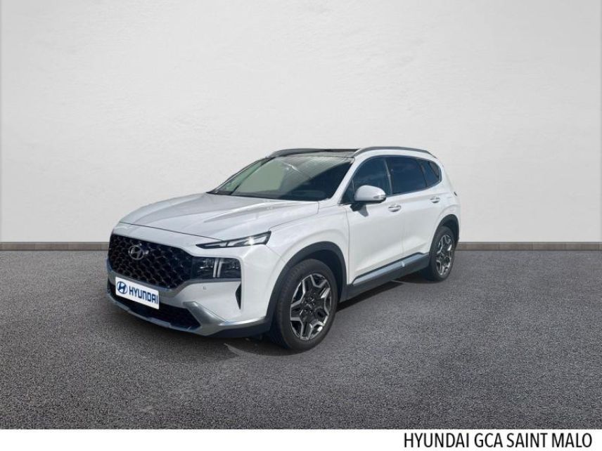 35400 : Hyundai Saint-Malo - GCA - HYUNDAI Santa Fe - Santa Fe - Glacier White Métal - Transmission intégrale - Hybride rechargeable : Essence/Electrique