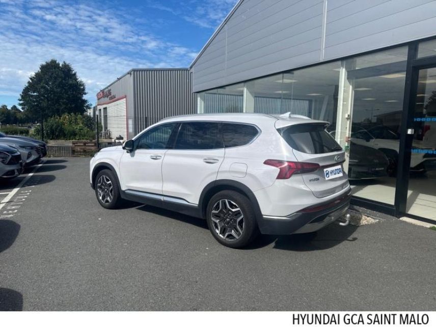 35400 : Hyundai Saint-Malo - GCA - HYUNDAI Santa Fe - Santa Fe - Glacier White Métal - Transmission intégrale - Hybride rechargeable : Essence/Electrique