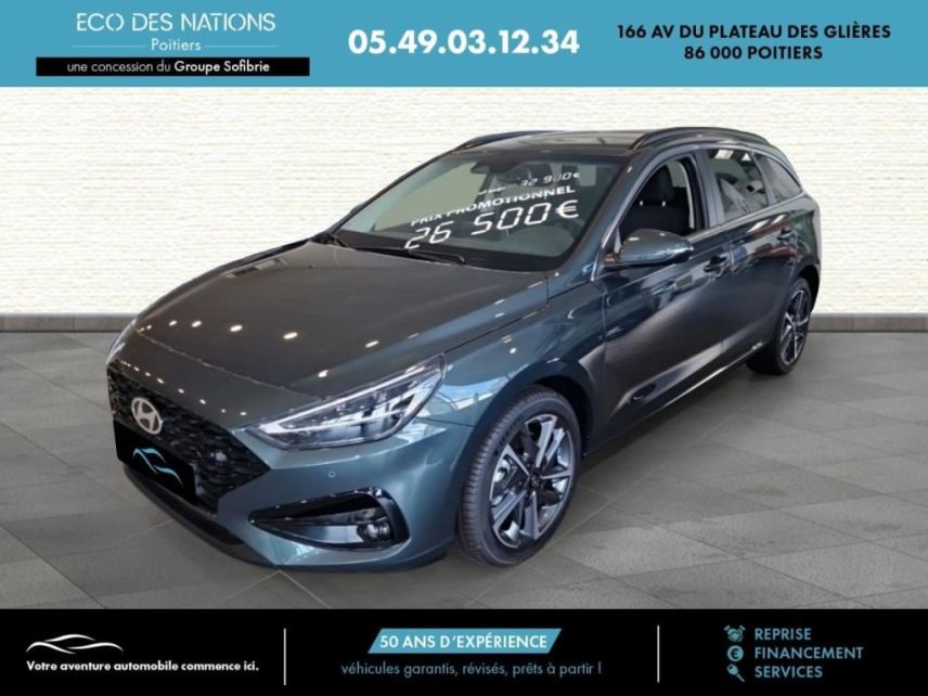 86000 : Hyundai Poitiers - Eco des Nations - HYUNDAI i30 SW - i30 SW - Cypress Green métal - Traction - Essence