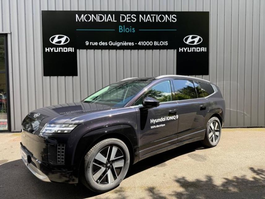 41000 : Hyundai Blois - Mondial des Nations - HYUNDAI Ioniq 9 - Ioniq 9 - Biophilic Blue Métal - Transmission intégrale - Electrique