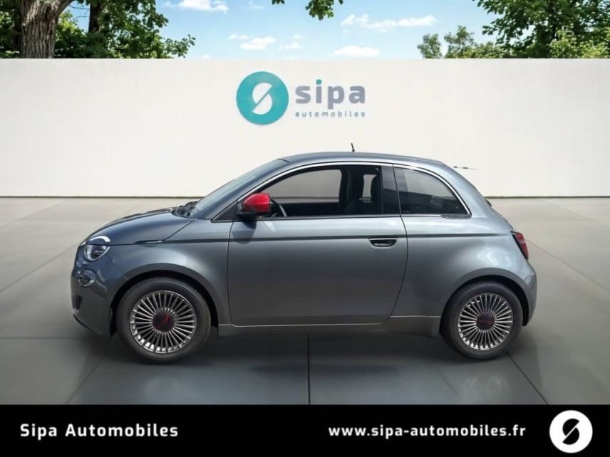 33260 : Hyundai Arcachon - Sipa Automobiles - FIAT 500e BERLINE (RED) - 500 III ELECTRIQUE - Gris - Automate à fonct. Continu - Courant électrique