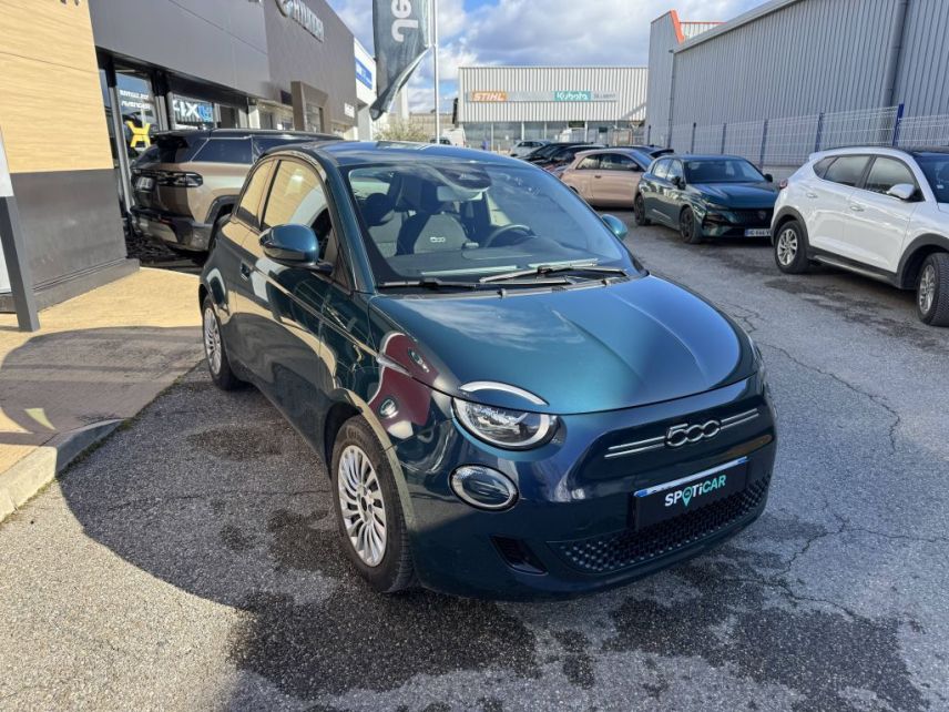 04100 : Hyundai Manosque - Pedinielli - FIAT 500e BERLINE Action - 500 III ELECTRIQUE - Bleu - Automate à fonct. Continu - Courant électrique