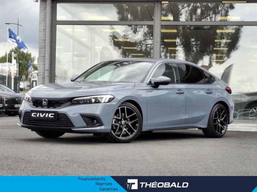 57200 : Hyundai Sarreguemines - Theobald Automobiles - HONDA Civic - Civic - Gris Météore Nacré - Traction - Hybride : Essence/Electrique