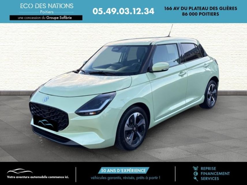 86000 : Hyundai Poitiers - Eco des Nations - SUZUKI Swift - Swift - Jaune - Traction - Essence/Micro-Hybride