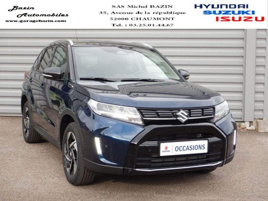 52000 : Hyundai Chaumont - Garage Michel Bazin - SUZUKI Vitara - Vitara - So'Color Sphere Blue Pearl/Black métal - Traction - Essence/Micro-Hybride