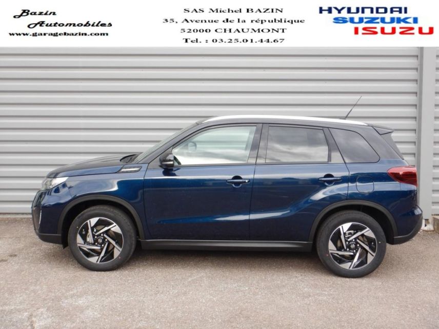 52000 : Hyundai Chaumont - Garage Michel Bazin - SUZUKI Vitara - Vitara - So'Color Sphere Blue Pearl/Black métal - Traction - Essence/Micro-Hybride