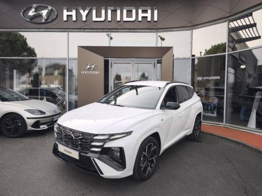 19100 : Hyundai Brive-la-Gaillarde - Garage Pouget - HYUNDAI Tucson - Tucson - Serenity White Métal - Traction - Hybride : Essence/Electrique