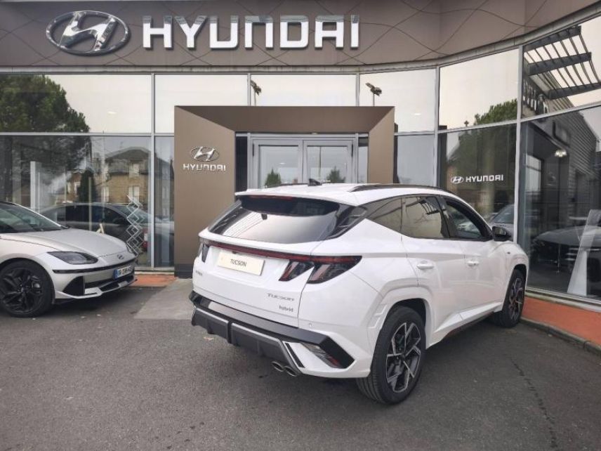 19100 : Hyundai Brive-la-Gaillarde - Garage Pouget - HYUNDAI Tucson - Tucson - Serenity White Métal - Traction - Hybride : Essence/Electrique