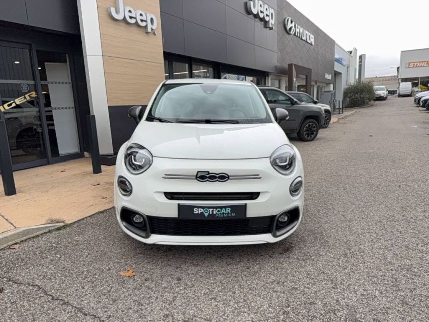 04100 : Hyundai Manosque - Pedinielli - FIAT 500X MY22 Sport Pack - 500X - BLANC - Boîte manuelle - Essence sans plomb