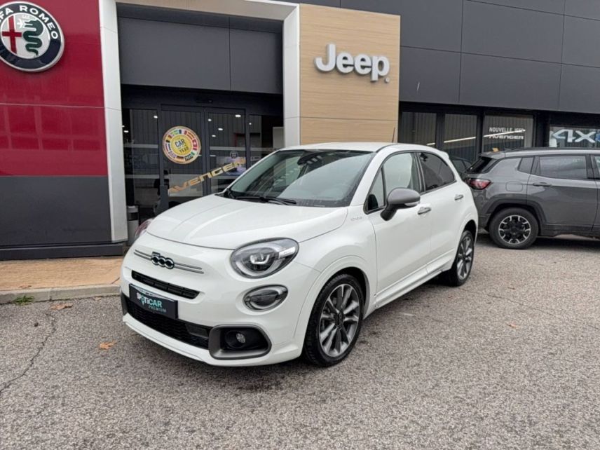 04100 : Hyundai Manosque - Pedinielli - FIAT 500X MY22 Sport Pack - 500X - BLANC - Boîte manuelle - Essence sans plomb