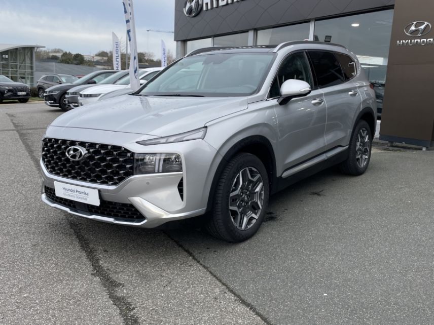 29000 : Hyundai Quimper - Iroise Automobiles - HYUNDAI Santa Fe - Santa Fe - Typhoon Silver Métal - Traction - Hybride : Essence/Electrique