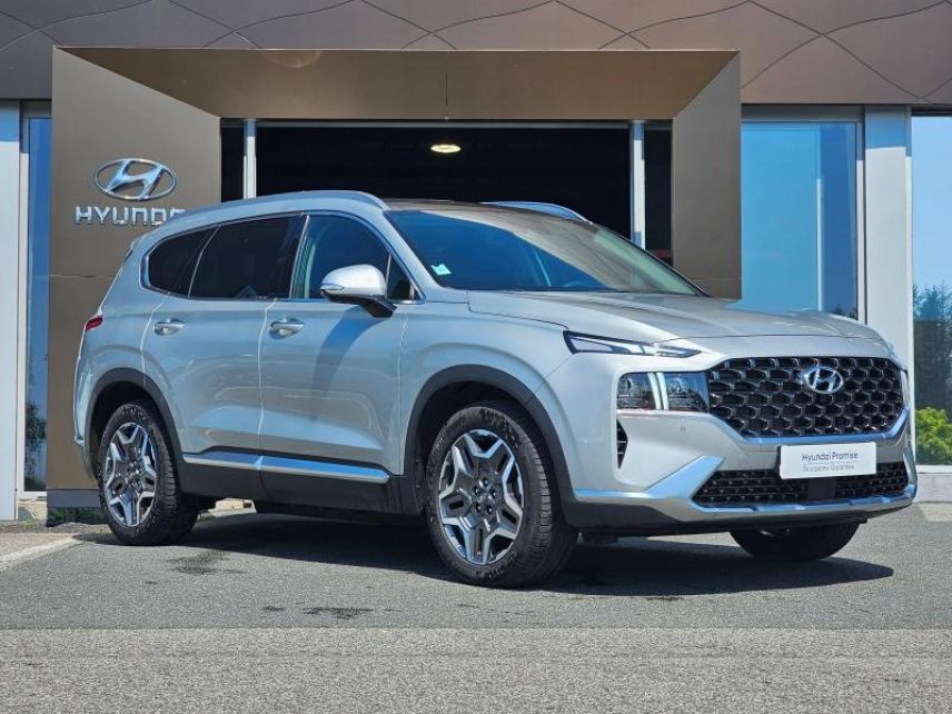 29000 : Hyundai Quimper - Iroise Automobiles - HYUNDAI Santa Fe - Santa Fe - Typhoon Silver Métal - Traction - Hybride : Essence/Electrique
