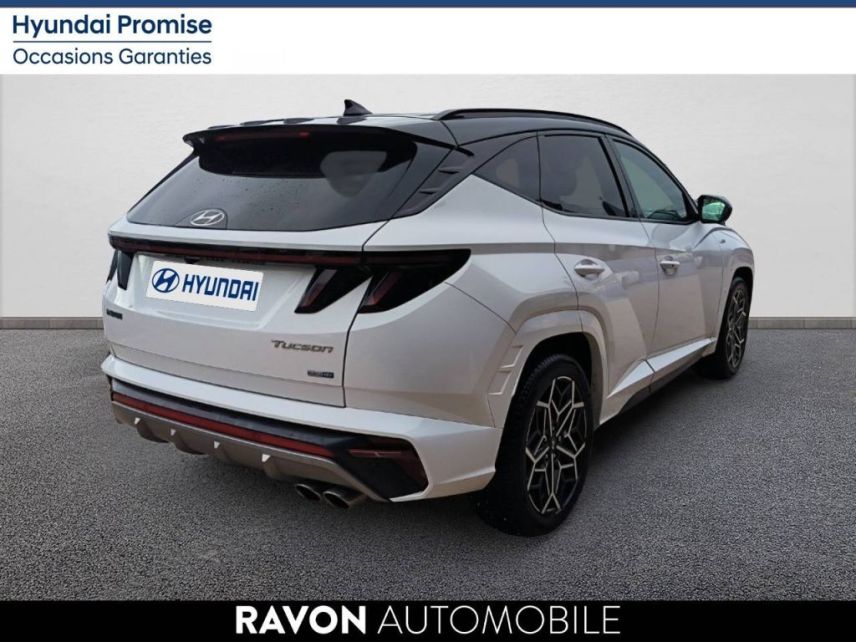42100 : Hyundai Saint-Etienne - Ravon Automobile - HYUNDAI TUCSON N Line Executive - TUCSON IV - BLANC - Automate sequentiel - Diesel