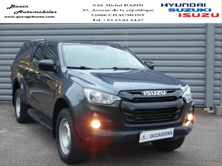 52000 : Hyundai Chaumont - Garage Michel Bazin - ISUZU D-Max - D-Max - Obsidian Gray métalisé - Transmission intégrale enclenc - Diesel