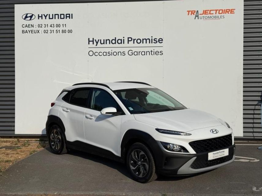 14100 : Hyundai Lisieux - Trajectoire Automobiles - HYUNDAI Kona - Kona - Atlas White - Traction - Hybride : Essence/Electrique