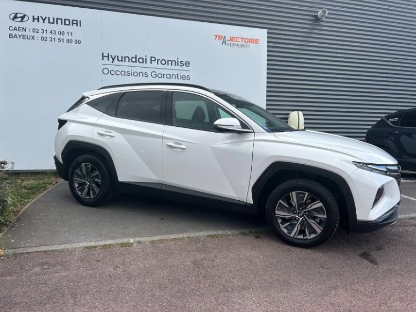 14100 : Hyundai Lisieux - Trajectoire Automobiles - HYUNDAI Tucson - Tucson - Serenity White Métal - Traction - Hybride : Essence/Electrique