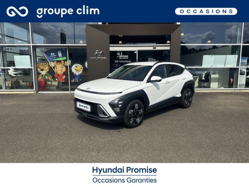 40280 : Hyundai - Groupe Clim - Mont de Marsan - HYUNDAI Kona - Kona - Atlas White - Traction - Hybride : Essence/Electrique