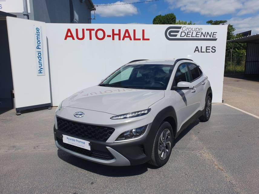 30100 : Hyundai Alès - Auto Hall - HYUNDAI KONA HYBRID Intuitive - KONA - Gris - Automate sequentiel - Essence / Courant électrique