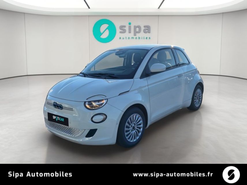 33140 : Hyundai - Sipa Automobiles – Bordeaux Sud - Villenave d’Ornon - FIAT 500e BERLINE Nouvelle 500 - 500 III ELECTRIQUE - Ice White - Automate à fonct. Continu - Courant électrique