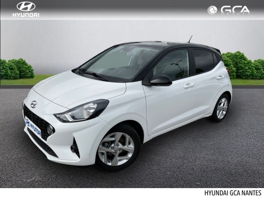 44800 : Hyundai NANTES SAINT HERBLAIN - GCH NANTES - HYUNDAI i10 - i10 - Polar White/Toit/rétros Black - Traction - Essence