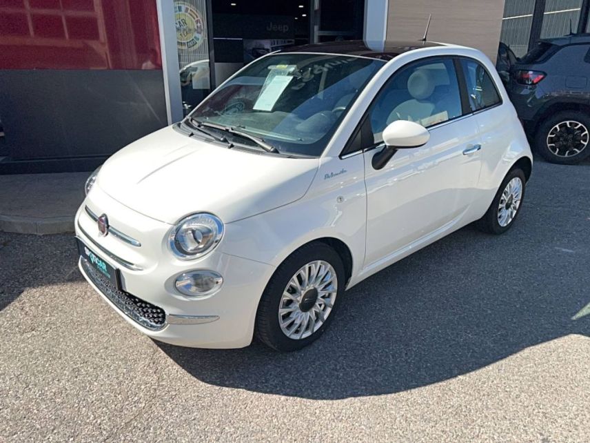 04100 : Hyundai Manosque - Pedinielli - FIAT 500 SERIE 9 EURO 6D-FULL Dolcevita - 500 II - BLANC - Boîte manuelle - Essence sans plomb