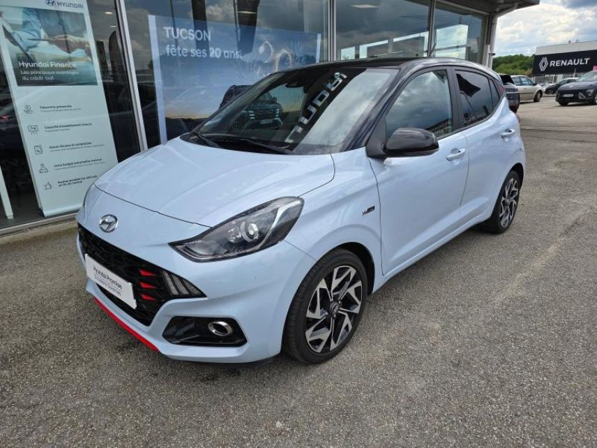 87280 : Hyundai Limoges - Motors Cars - HYUNDAI i10 - i10 - Aqua Turquoise Métal - Traction - Essence