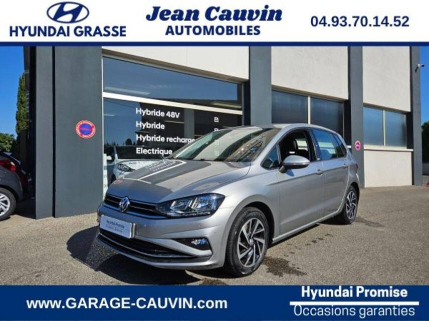 06130 : Hyundai Grasse - Garage Jean Cauvin - VOLKSWAGEN Golf Sportsvan - Golf Sportsvan - Grise métallisé - Traction - Essence